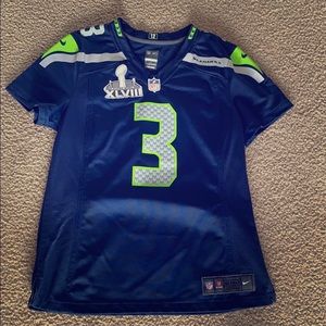 Russel Wilson Super Bowl Womens Jersey